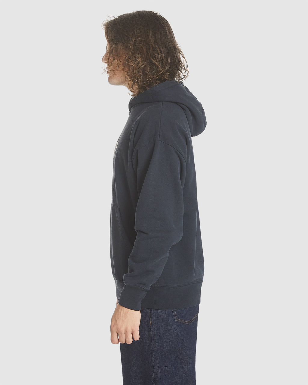 MENS THROTTLE SLOUCH PULLOVER HOODIE