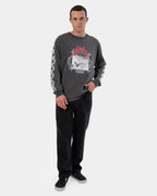 Mens Peaceful Chaos Oversize Long Sleeve T-Shirt