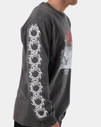 Mens Peaceful Chaos Oversize Long Sleeve T-Shirt