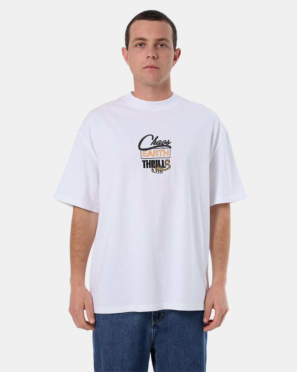 Mens This Stings Box Fot Oversized T-Shirt