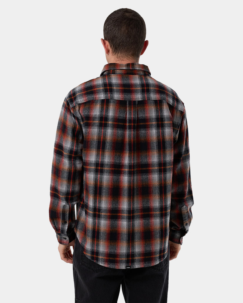 Mens Barrio Flannel Long Sleeve Shirt