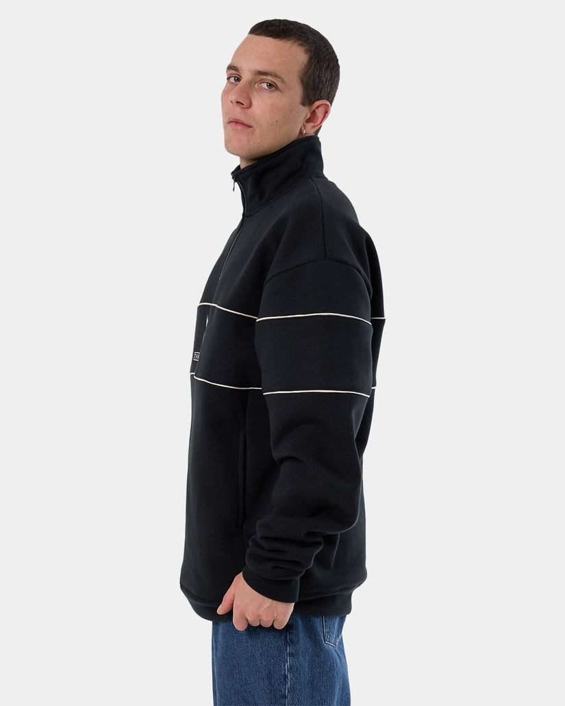 Mens Glory Quarter Zip Fleece Jumper