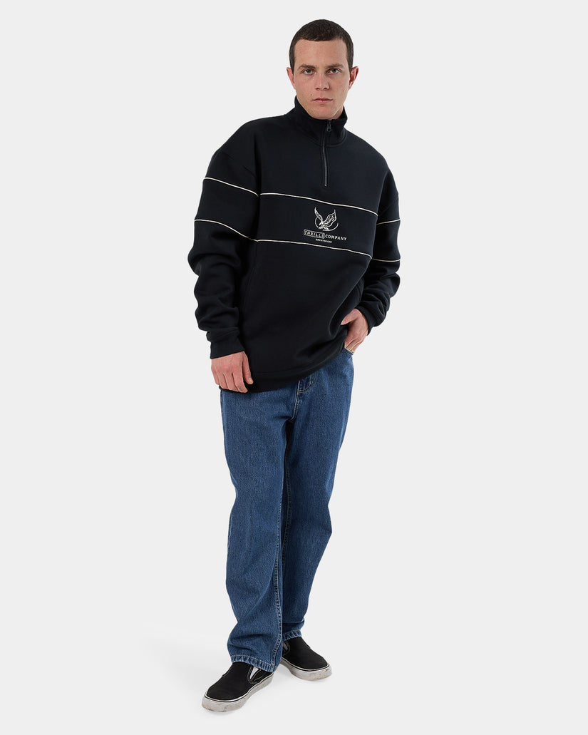 Mens Glory Quarter Zip Fleece Jumper