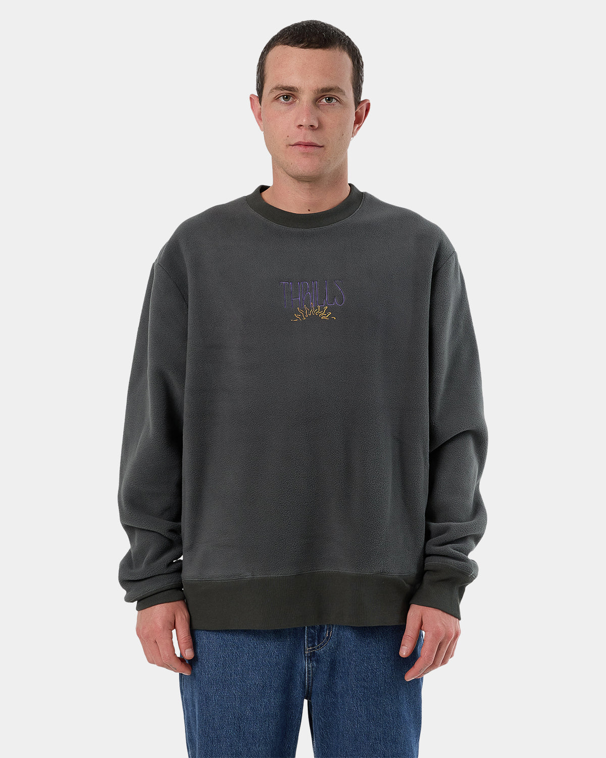 Mens Powerful Security & Success Crew Neck
