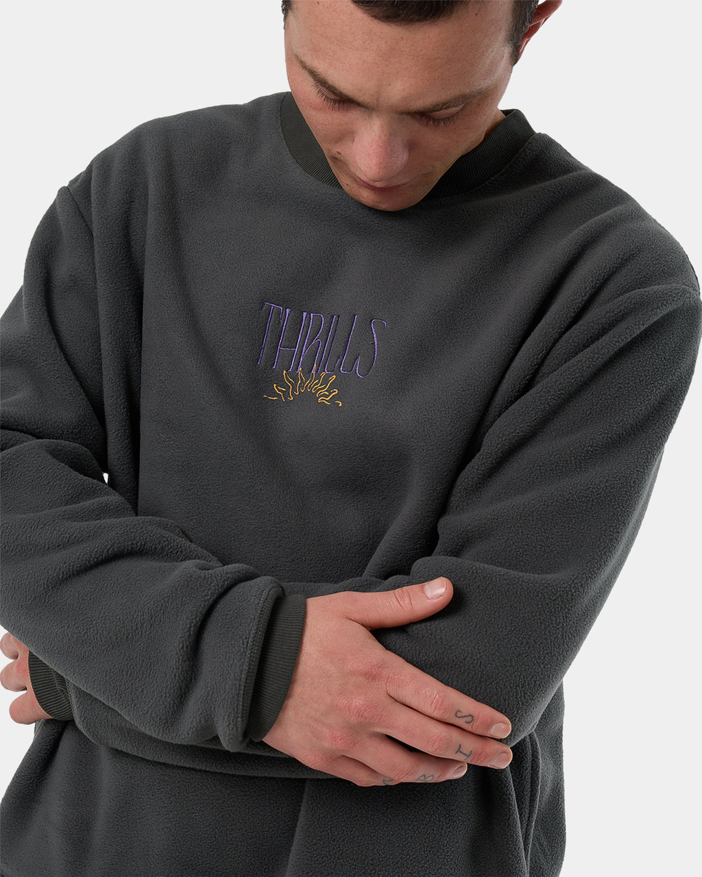 Mens Powerful Security & Success Crew Neck