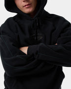 Mens Fortune Favors Raglan Panel Pullover Hoodie