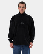 Mens Legacy wreath Quarter Zip Polar Fleece Jumper