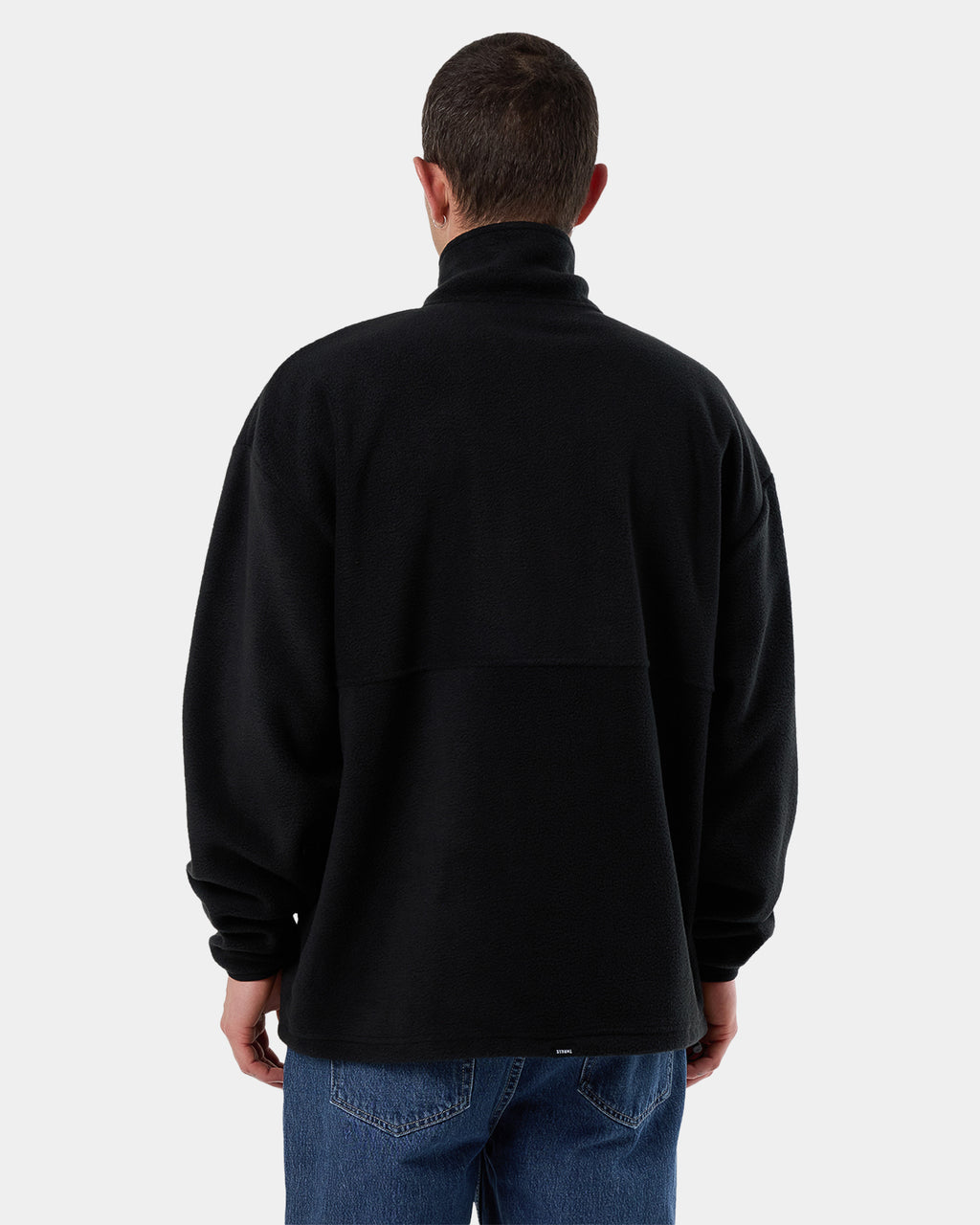Mens Legacy wreath Quarter Zip Polar Fleece Jumper