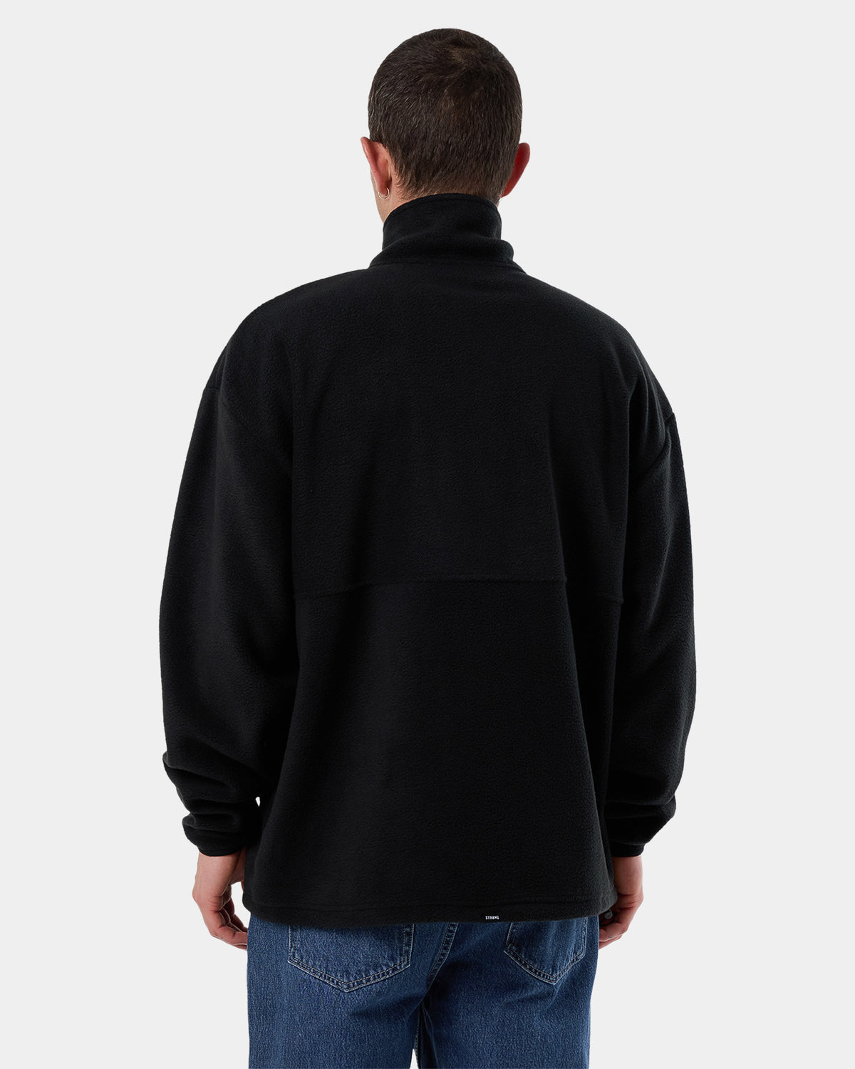Mens Legacy wreath Quarter Zip Polar Fleece Jumper