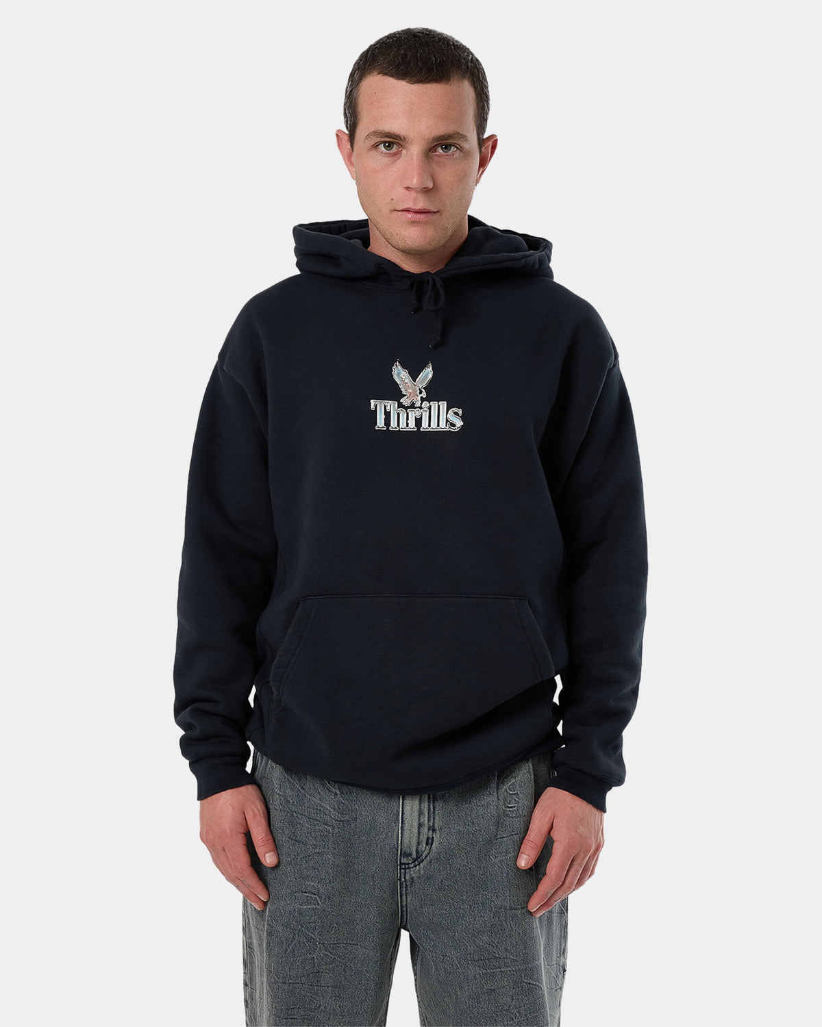 Mens Strenght & Glory Slouch Pullover Hoodie