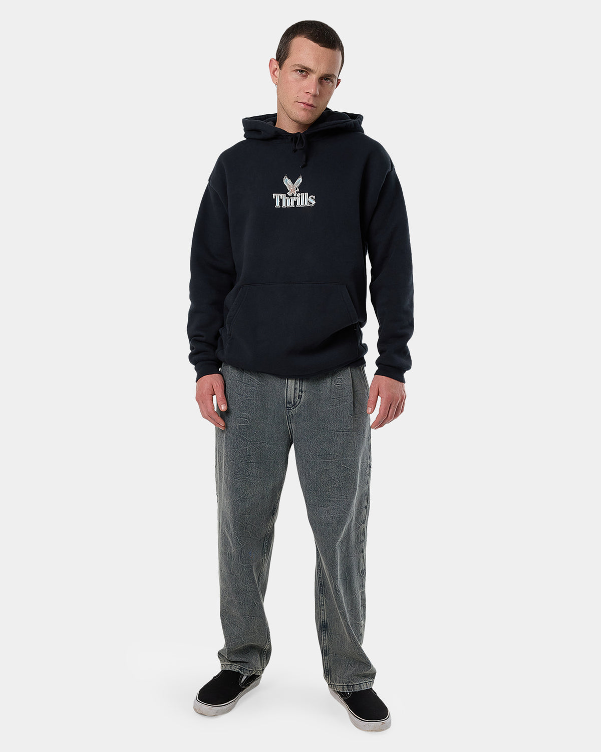 Mens Strenght & Glory Slouch Pullover Hoodie