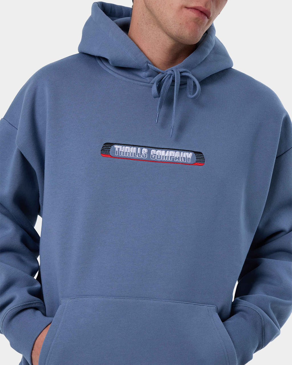 Mens Paid In full Slouch Pullover Hoodie