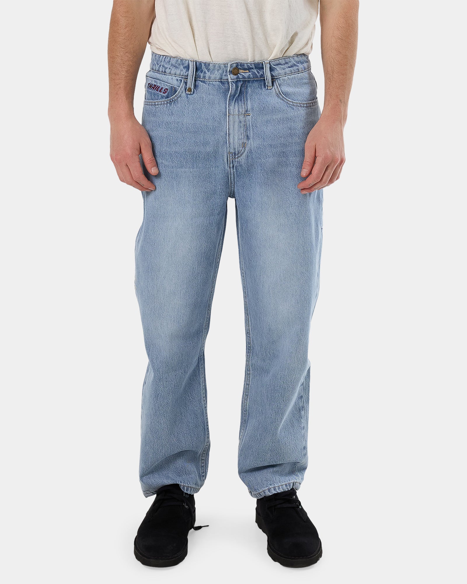 Mens Starpower Slacker Denim Jeans