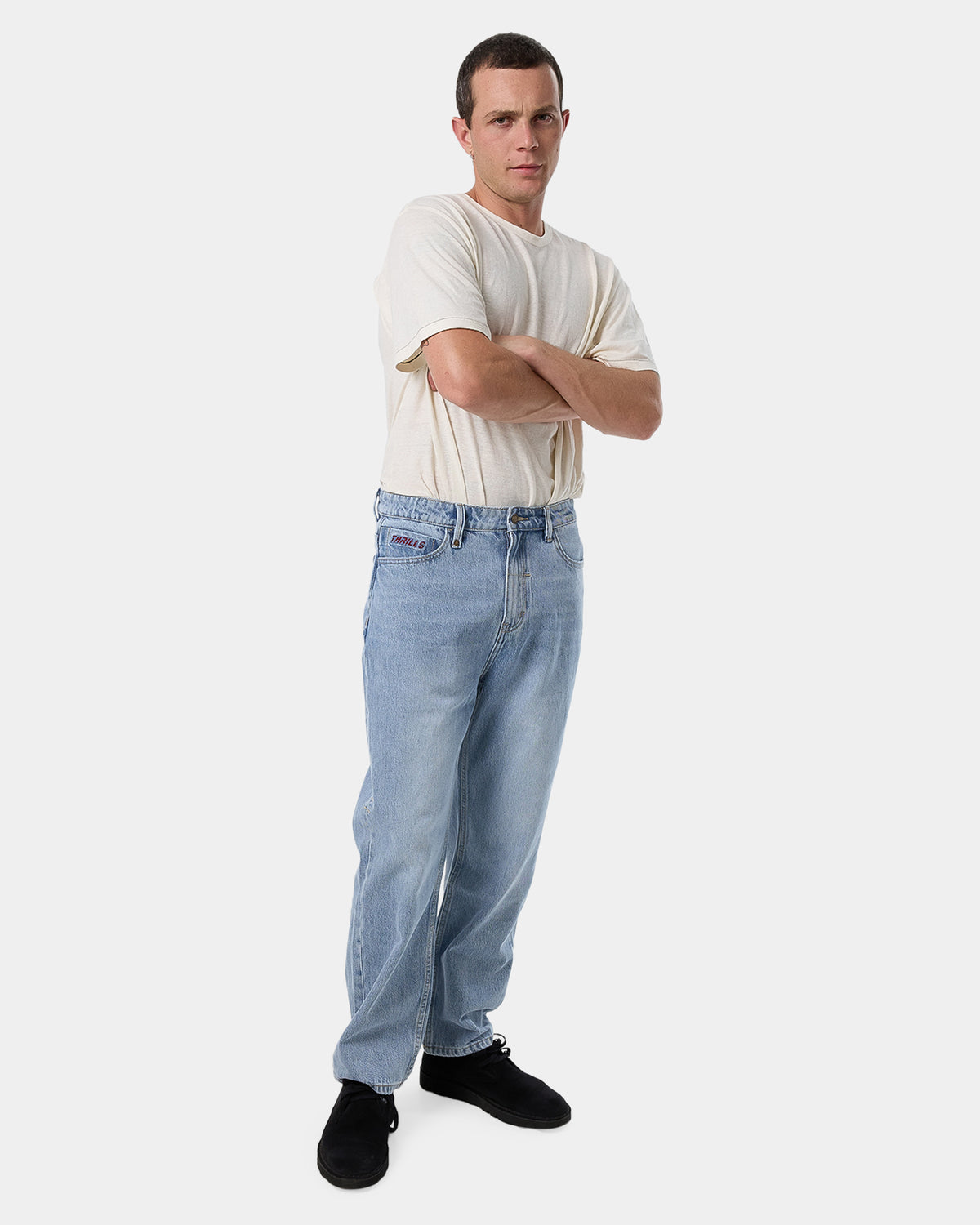 Mens Starpower Slacker Denim Jeans