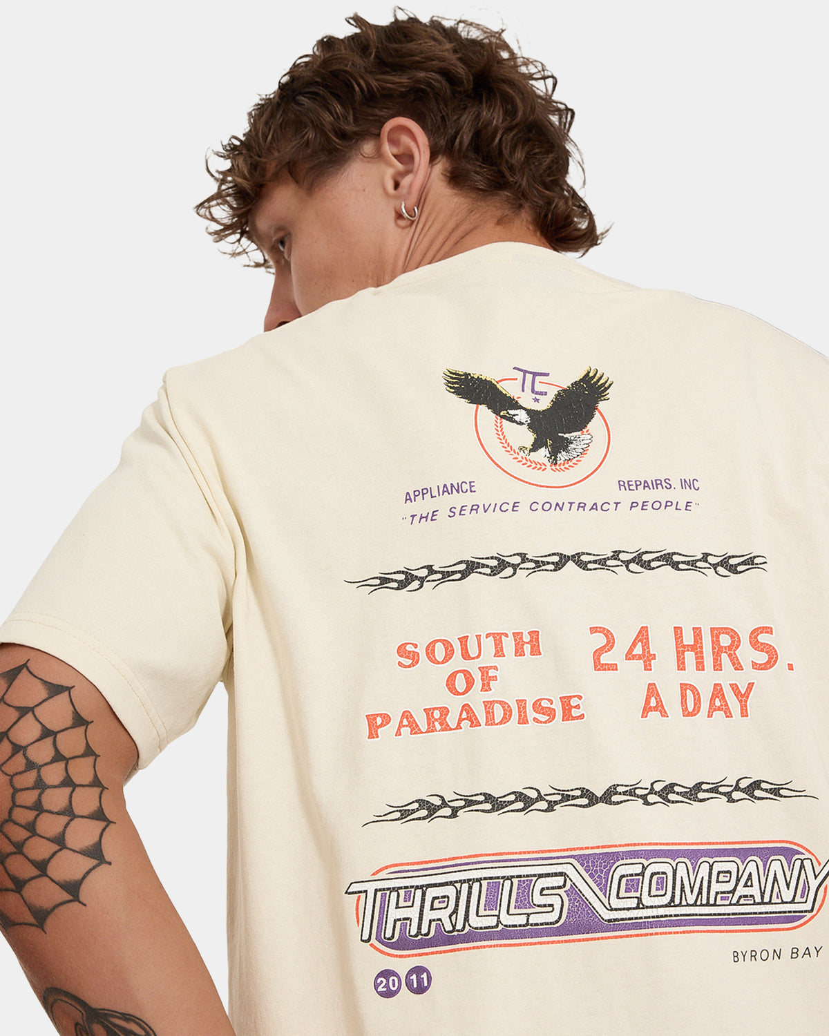 Mens Servicing South Of Paradise Merch T-Shirt