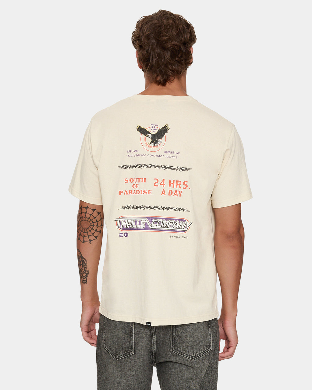 Mens Servicing South Of Paradise Merch T-Shirt