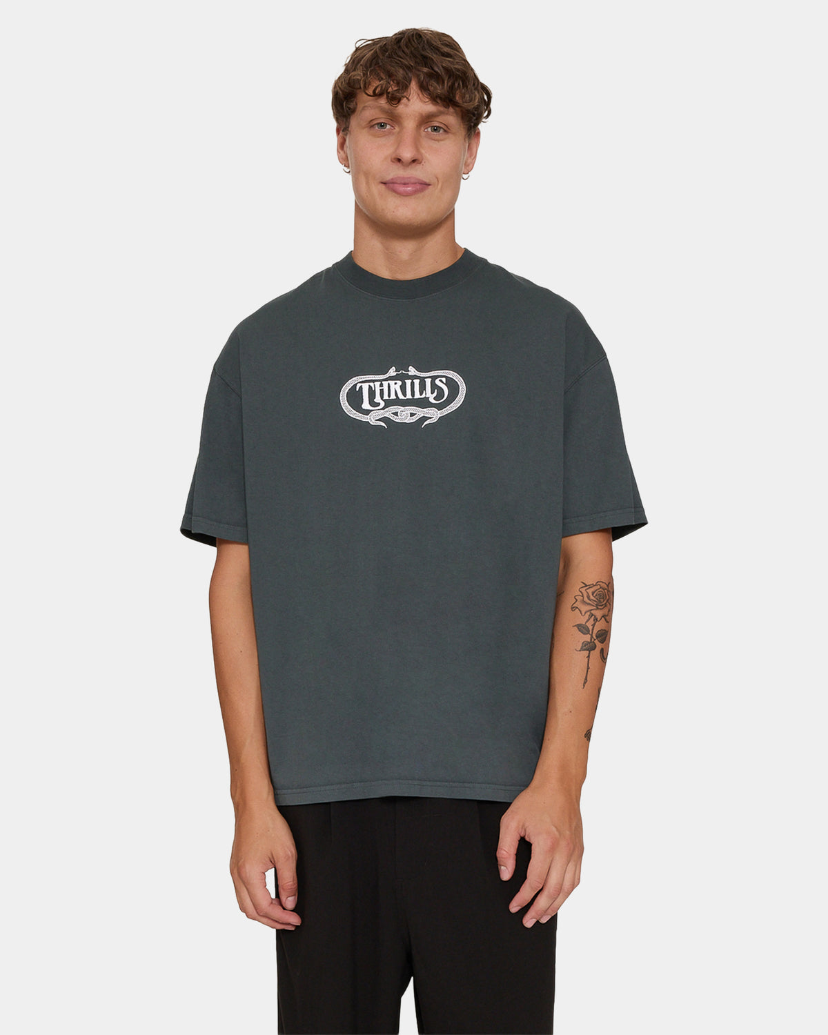 DOUBLE TIME OVERSIZE BOX TEE P62