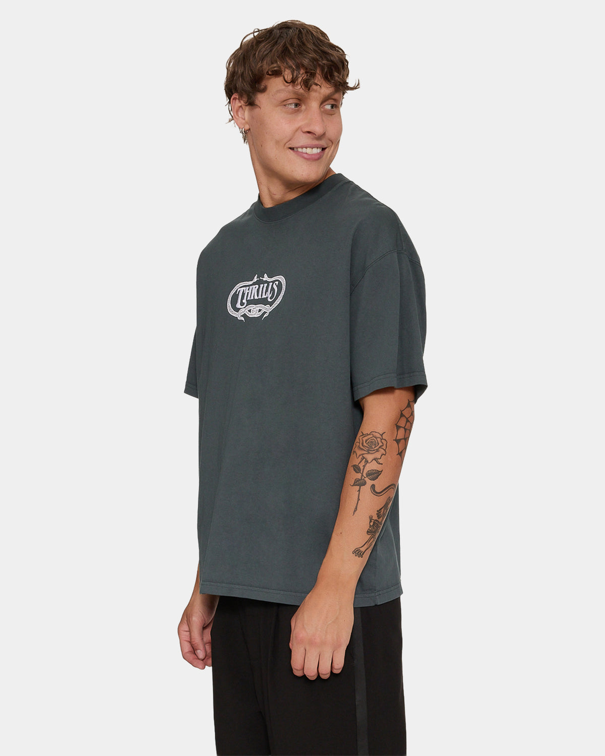 DOUBLE TIME OVERSIZE BOX TEE P62