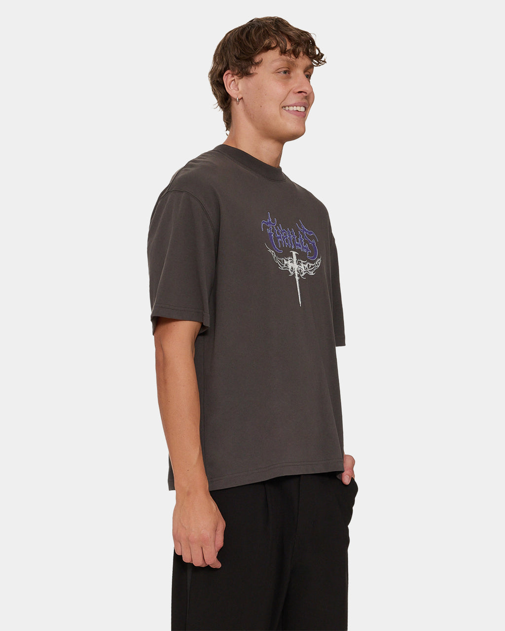 INTO THE VOID APPLIQUE OVERSIZE BOX ALBK