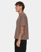 STAGGER OVERSIZE BOX CROP TEE 26