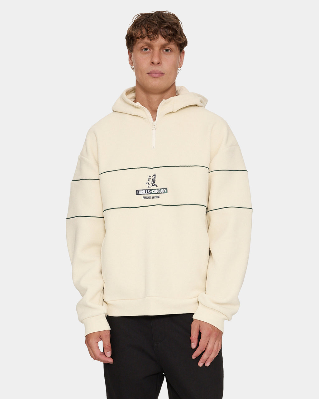 RISEN QUARTER ZIP HOOD FLEECE WBU