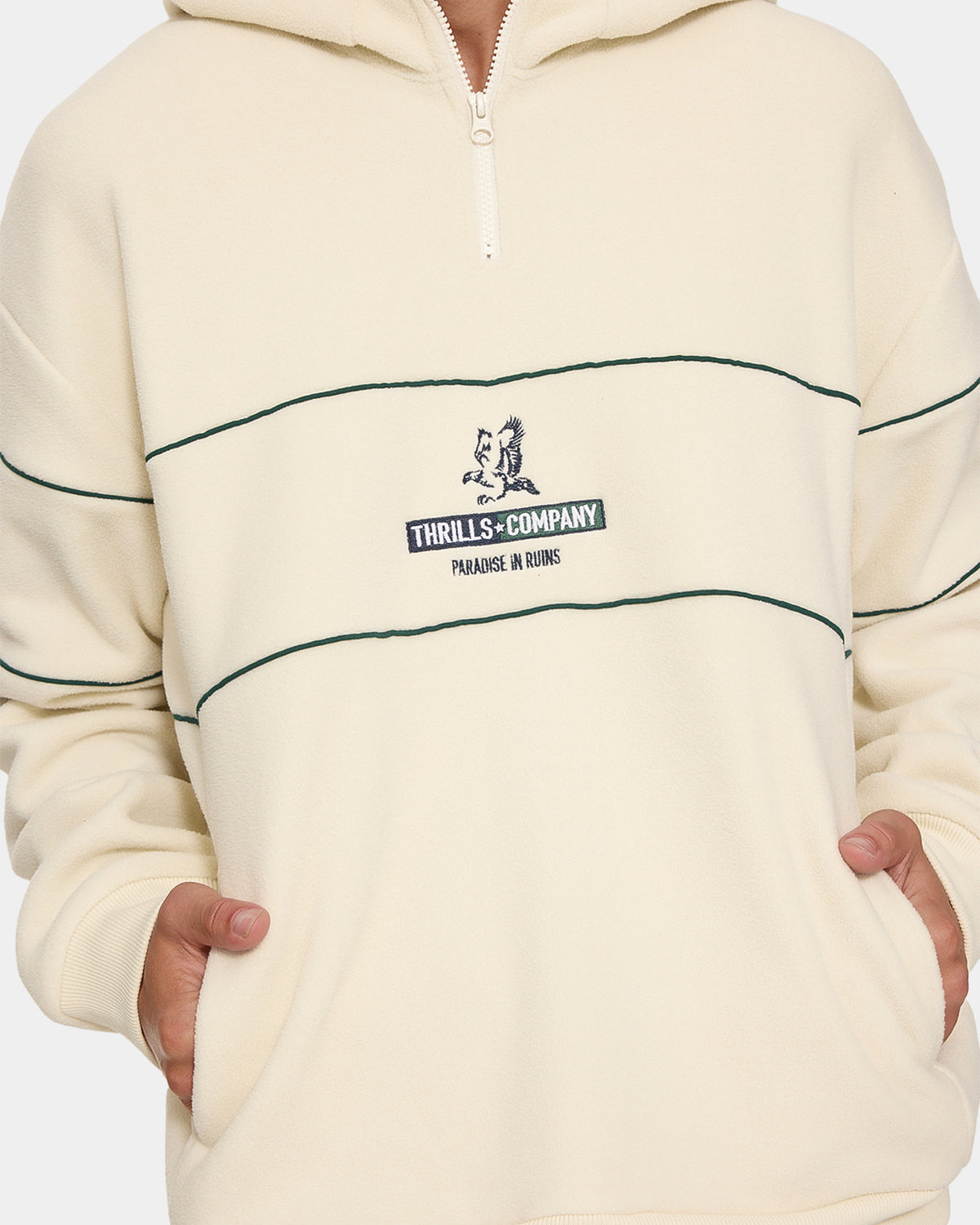 RISEN QUARTER ZIP HOOD FLEECE WBU
