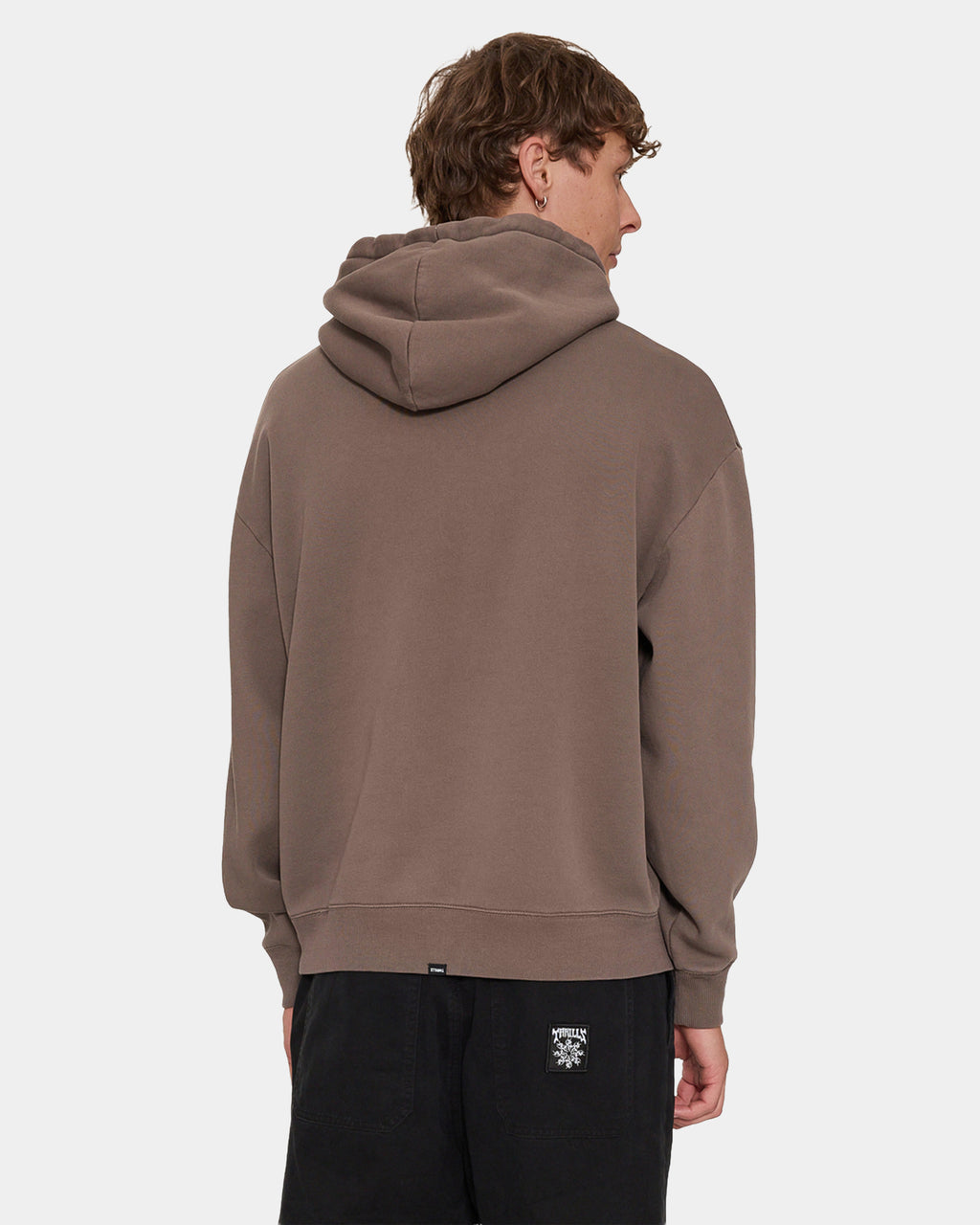 STAGGER SLOUCH PULL ON CROPPED HOOD 26