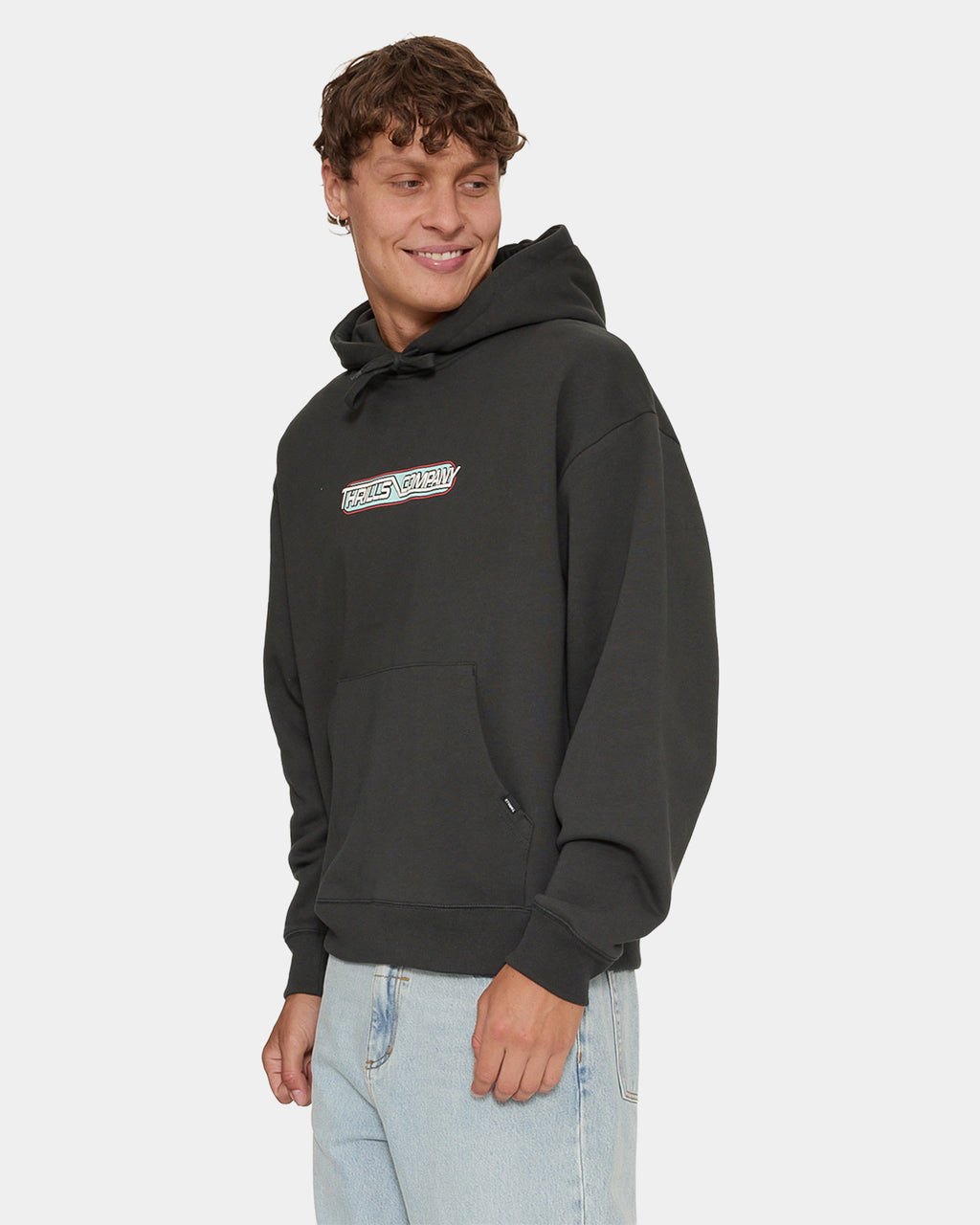 Mens Servicing South Of Paradise Slouch Pullover Hoodie