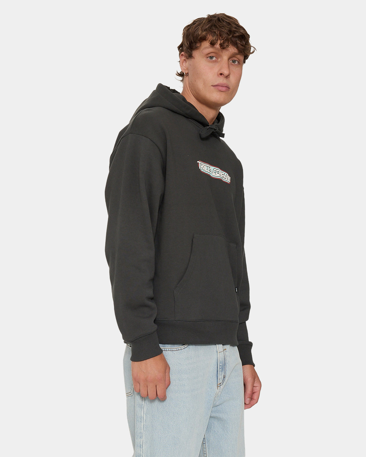 Mens Servicing South Of Paradise Slouch Pullover Hoodie