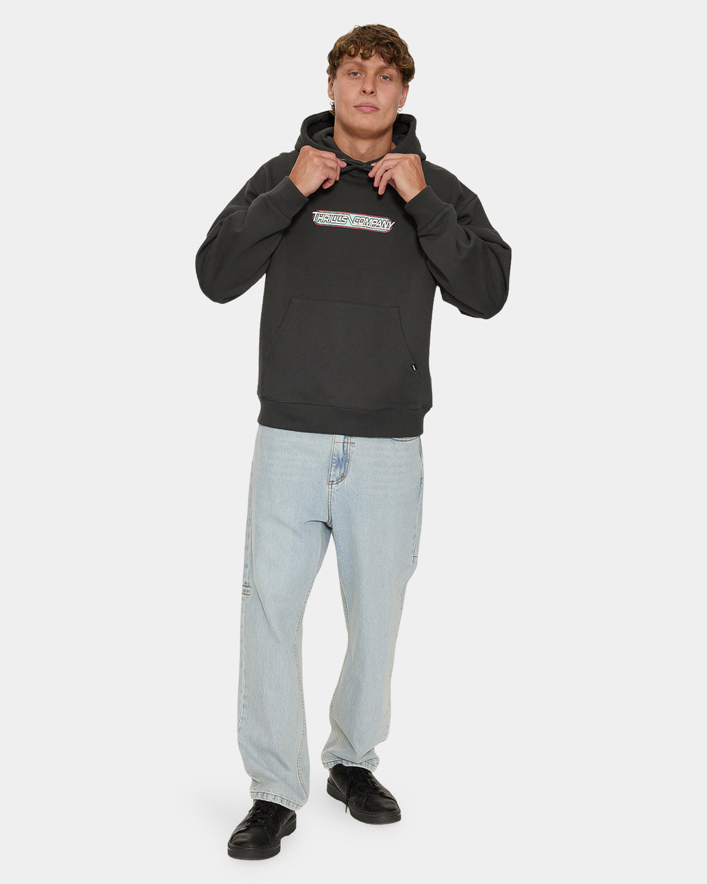 Mens Servicing South Of Paradise Slouch Pullover Hoodie
