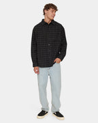 THRILLS UNION BARRIO LONG SLEEVE FL BLK1