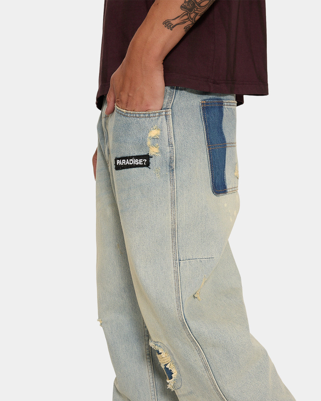 NEW DELUSIONS BIG SLACKER BAGGY CRO DYU
