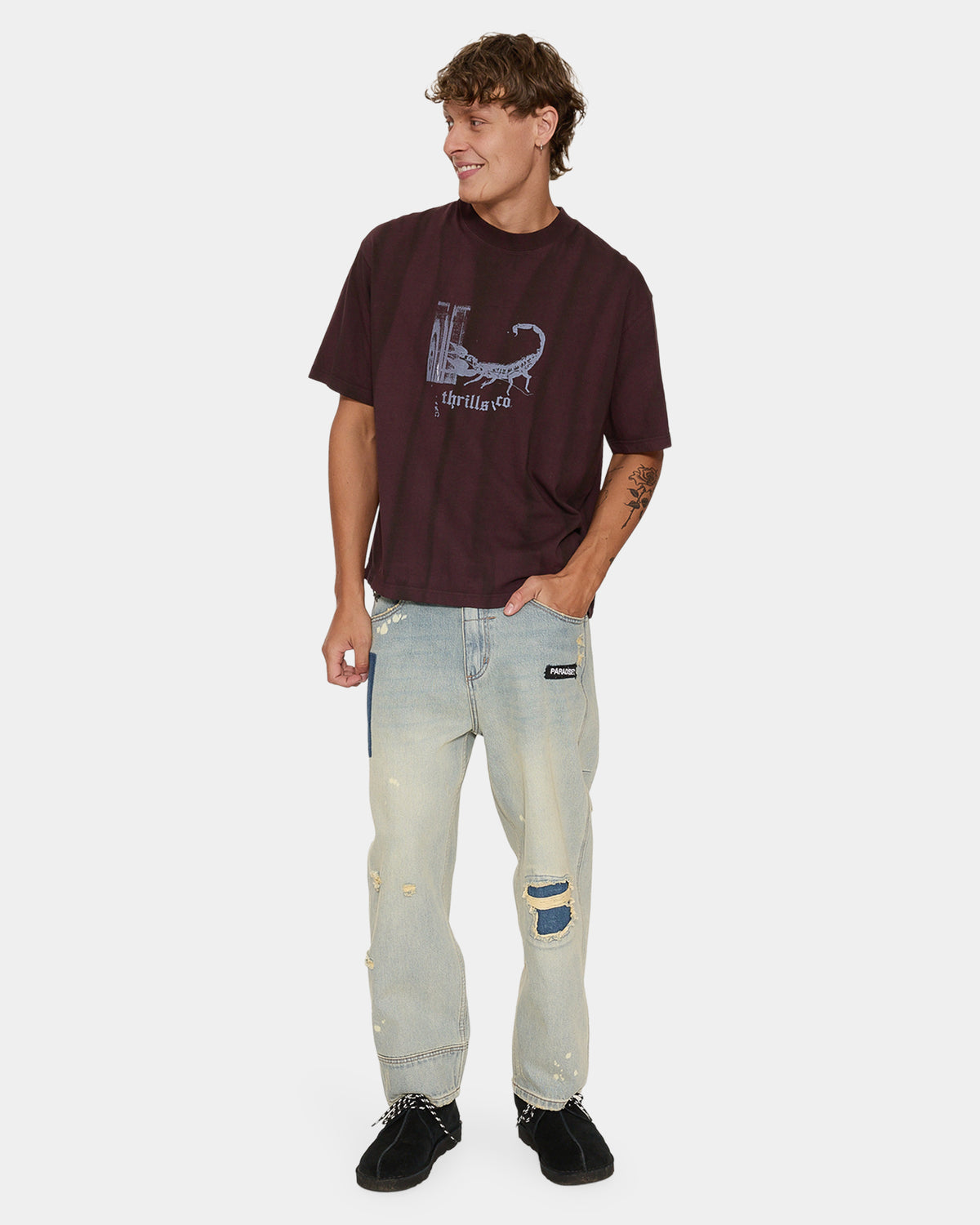 NEW DELUSIONS BIG SLACKER BAGGY CRO DYU