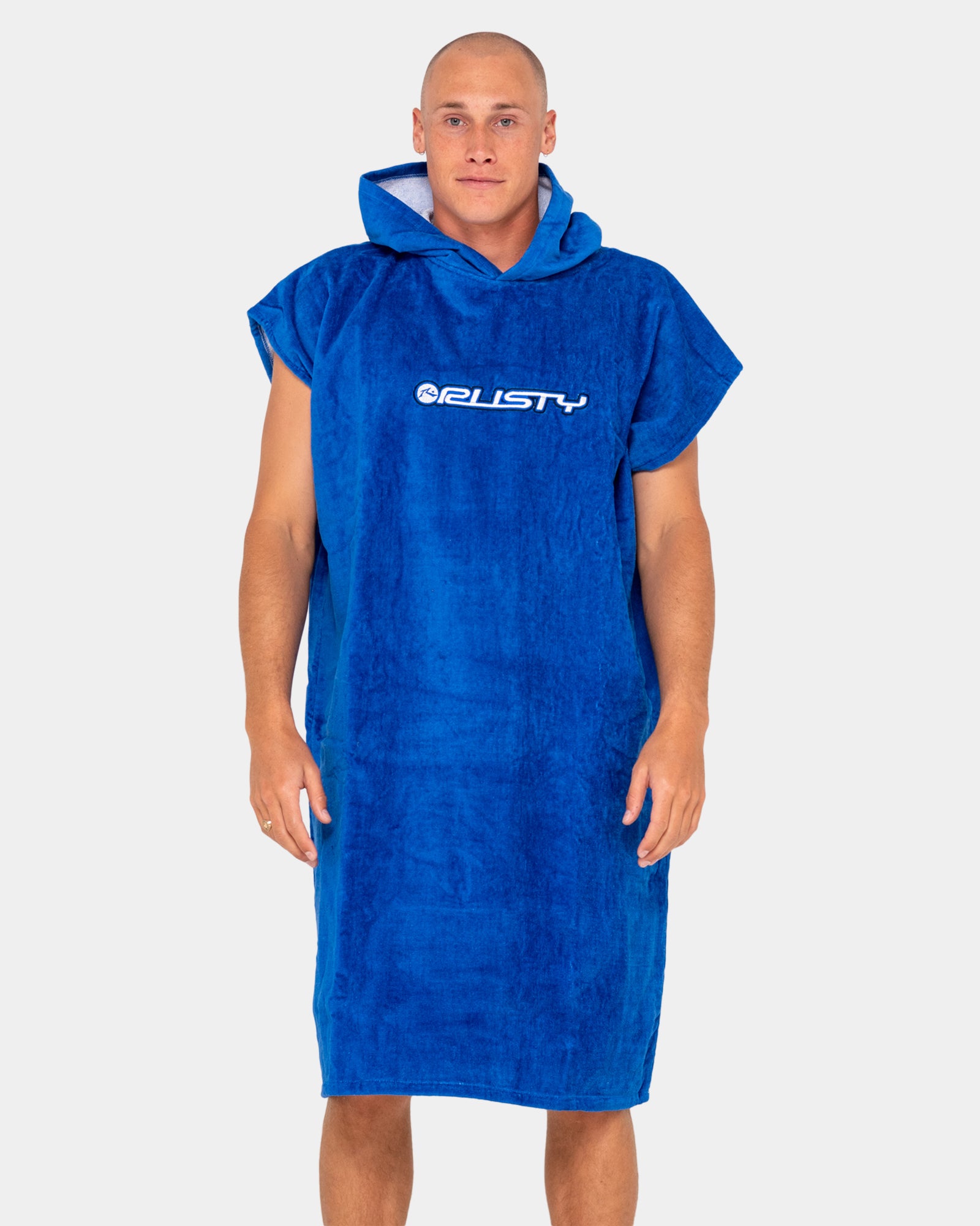 Mens Just Surfing Hooded Towel