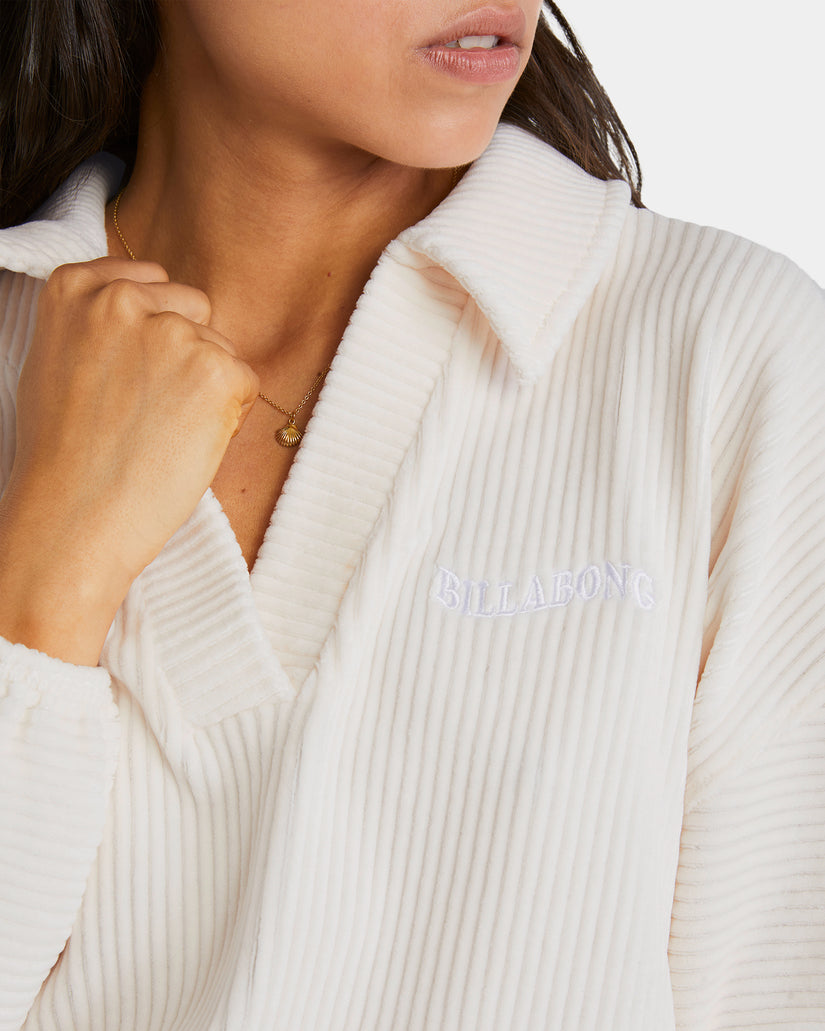 Womens Good Day 2 Polo Long Sleeve Shirt