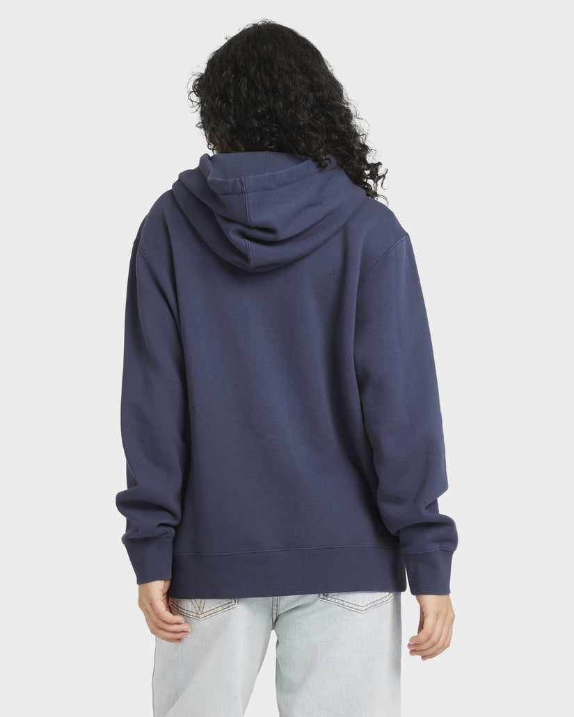 Womens Wavey Slouched Pullover Hoodie