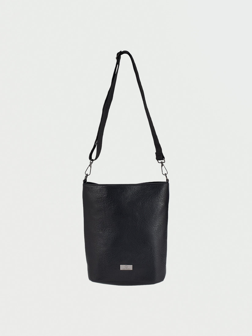 Womens Strapped PU Shoulder Bag