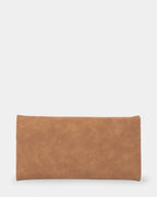 Womens Arie Suede Flap Leather Wallet