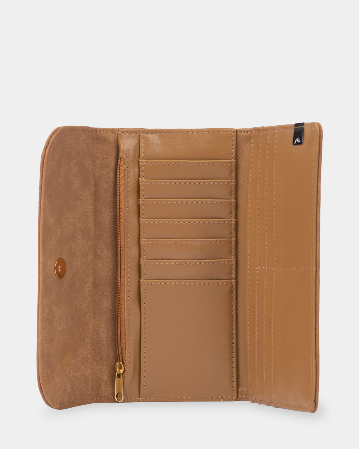 Womens Arie Suede Flap Leather Wallet