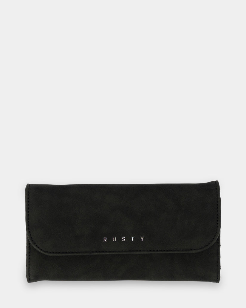 Womens Ballad Flap Leather Wallet