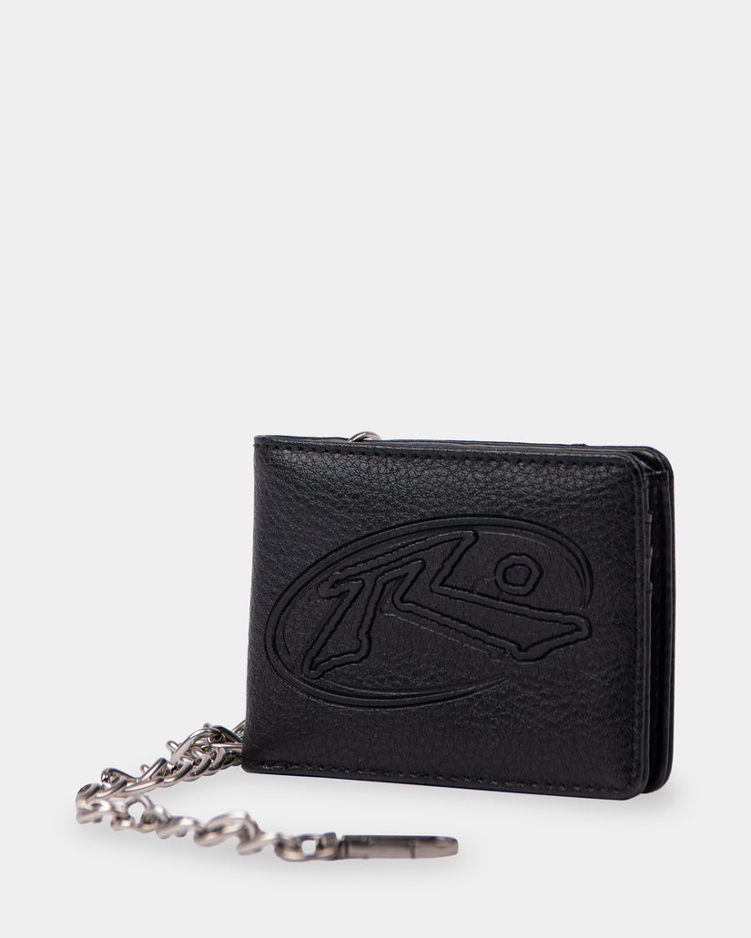 Mens Wrap Speed Chain Leather Wallet