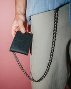 Mens District Chain Leather Wallet