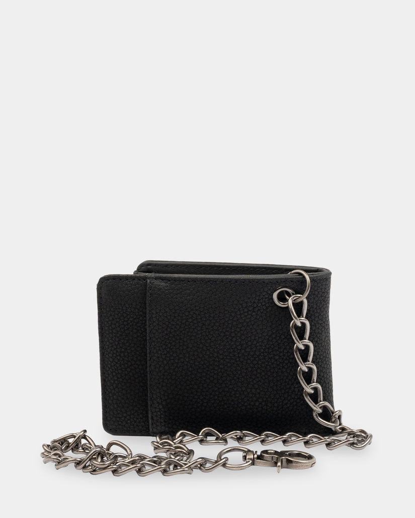 Mens District Chain Leather Wallet
