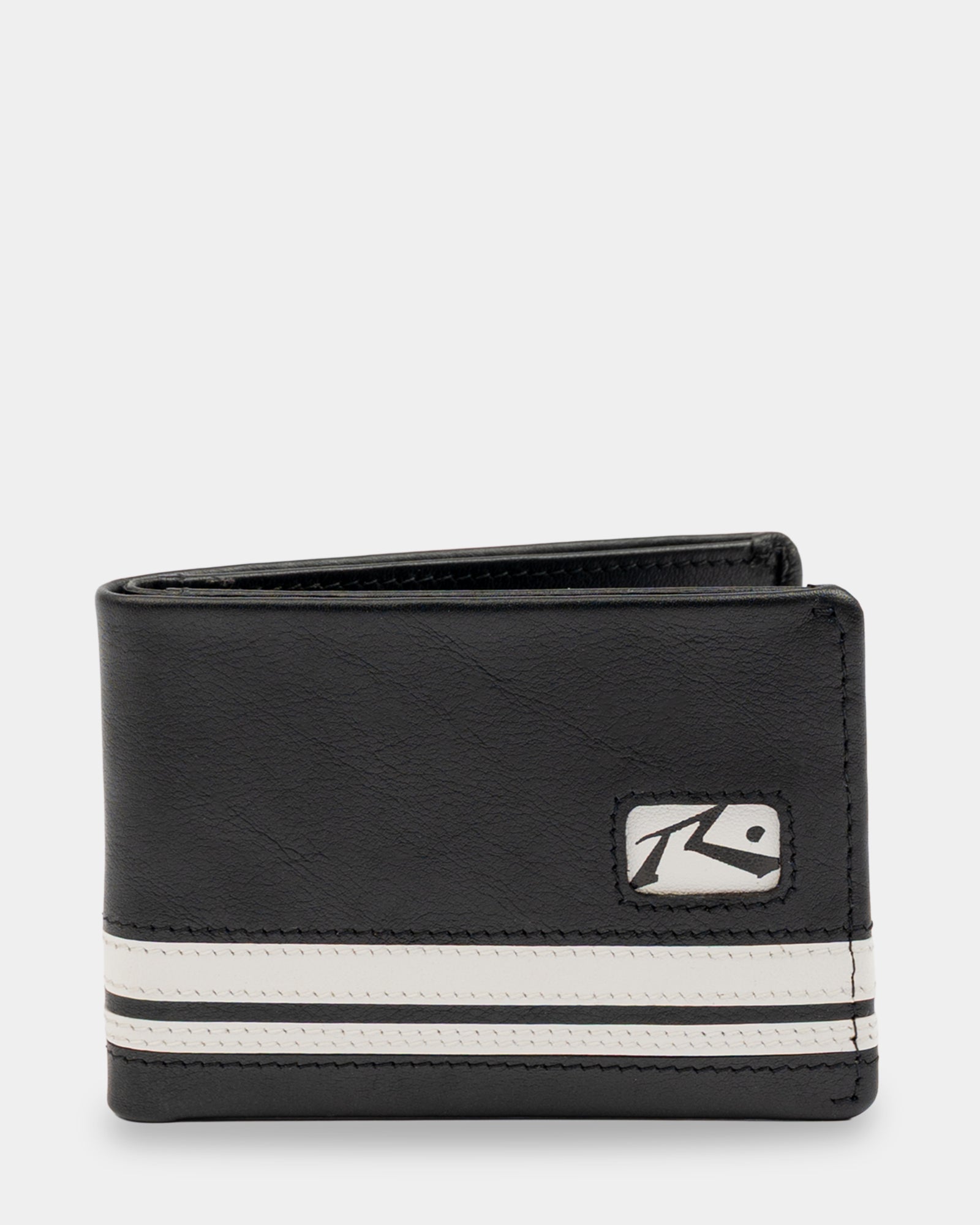 Mens White Lines Leather Wallet Mens White Lines Leather Wallet