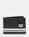 Mens White Lines Leather Wallet