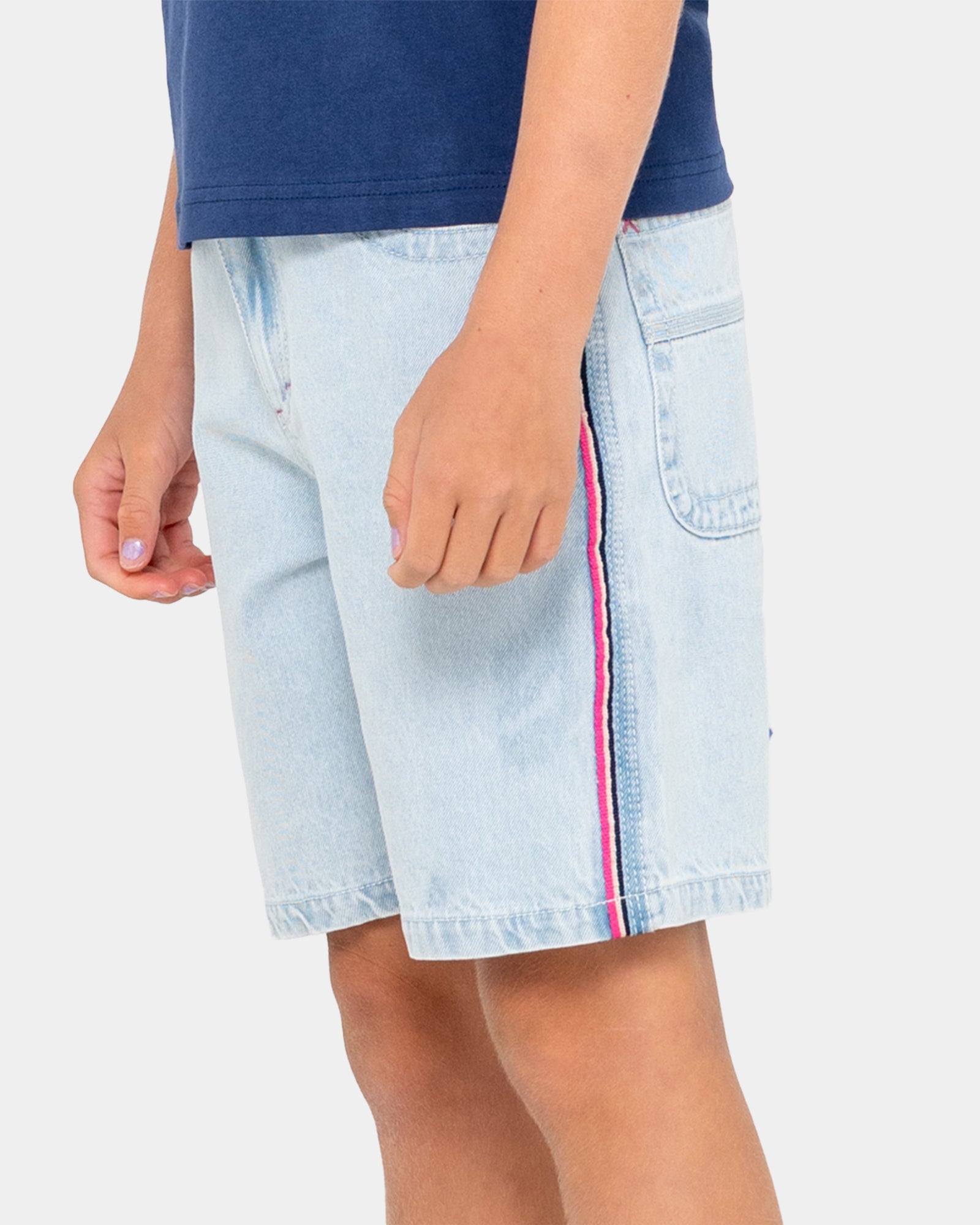 Girls 8-14 Flip Girl Low Rise Denim Shorts