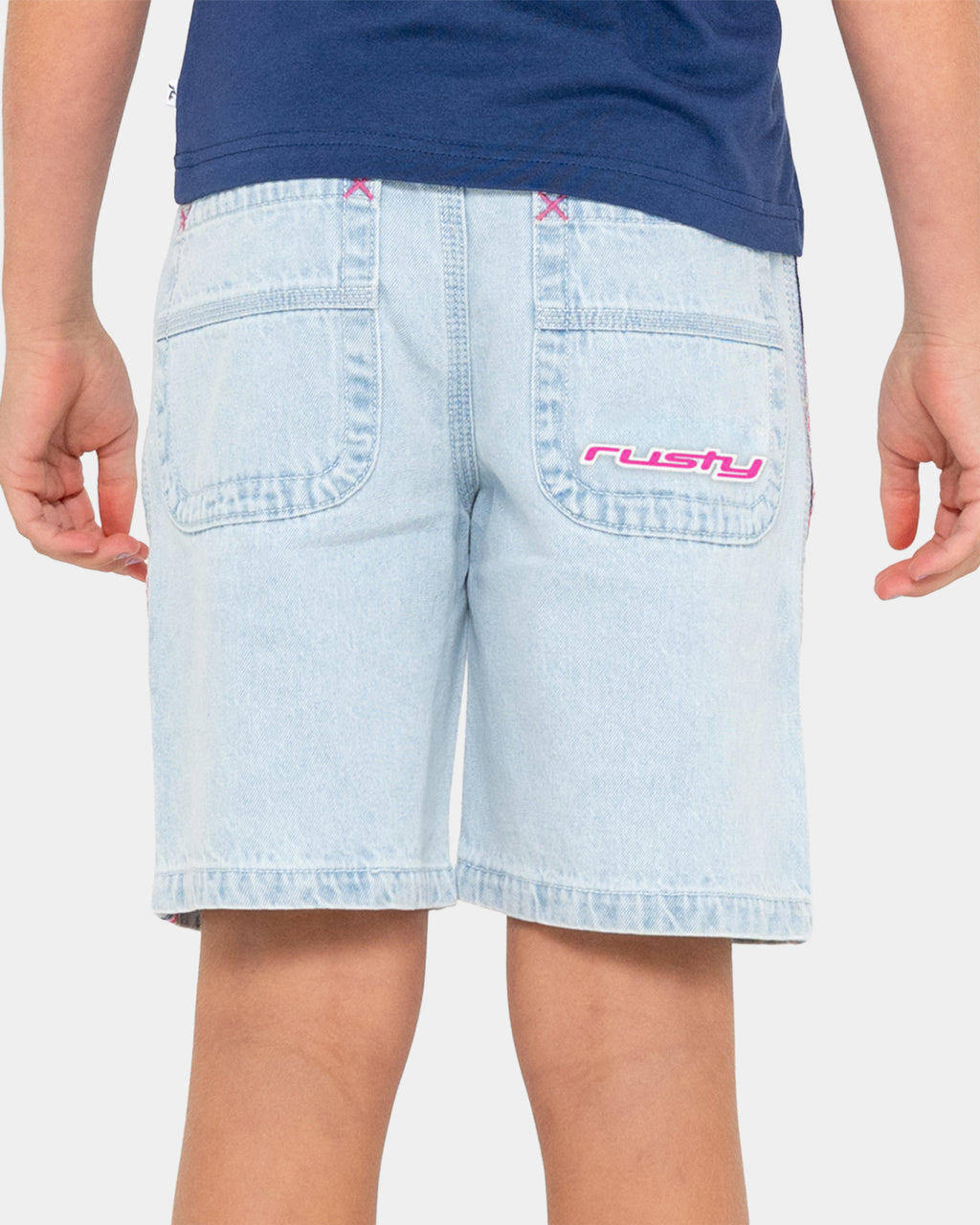 Girls 8-14 Flip Girl Low Rise Denim Shorts