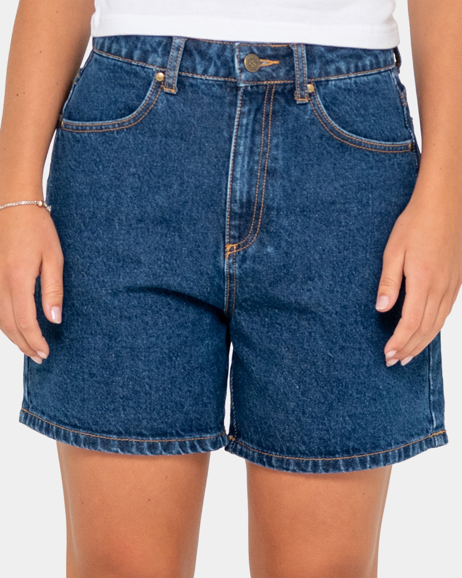 Womens Cyprus High Denim Shorts