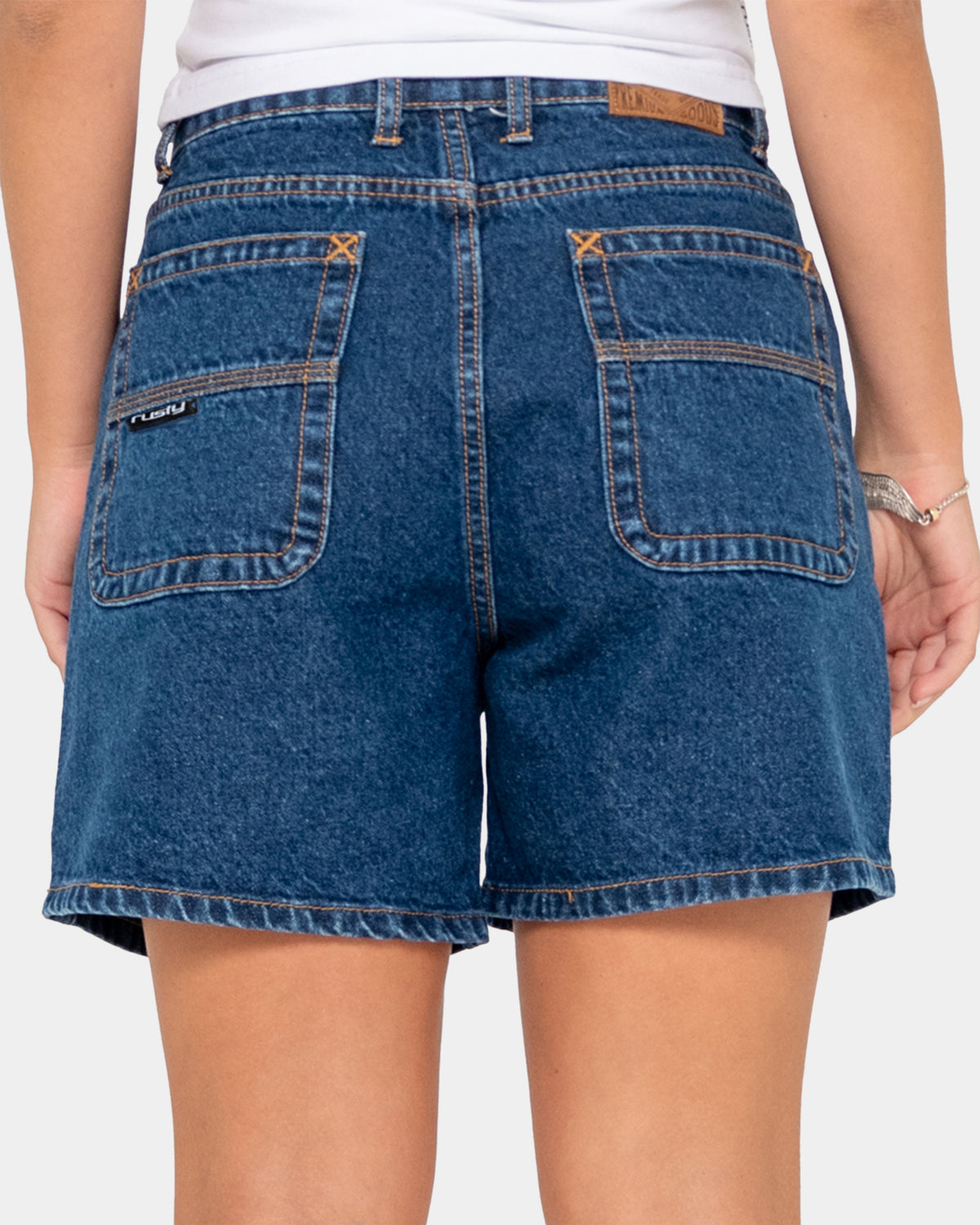 Womens Cyprus High Denim Shorts