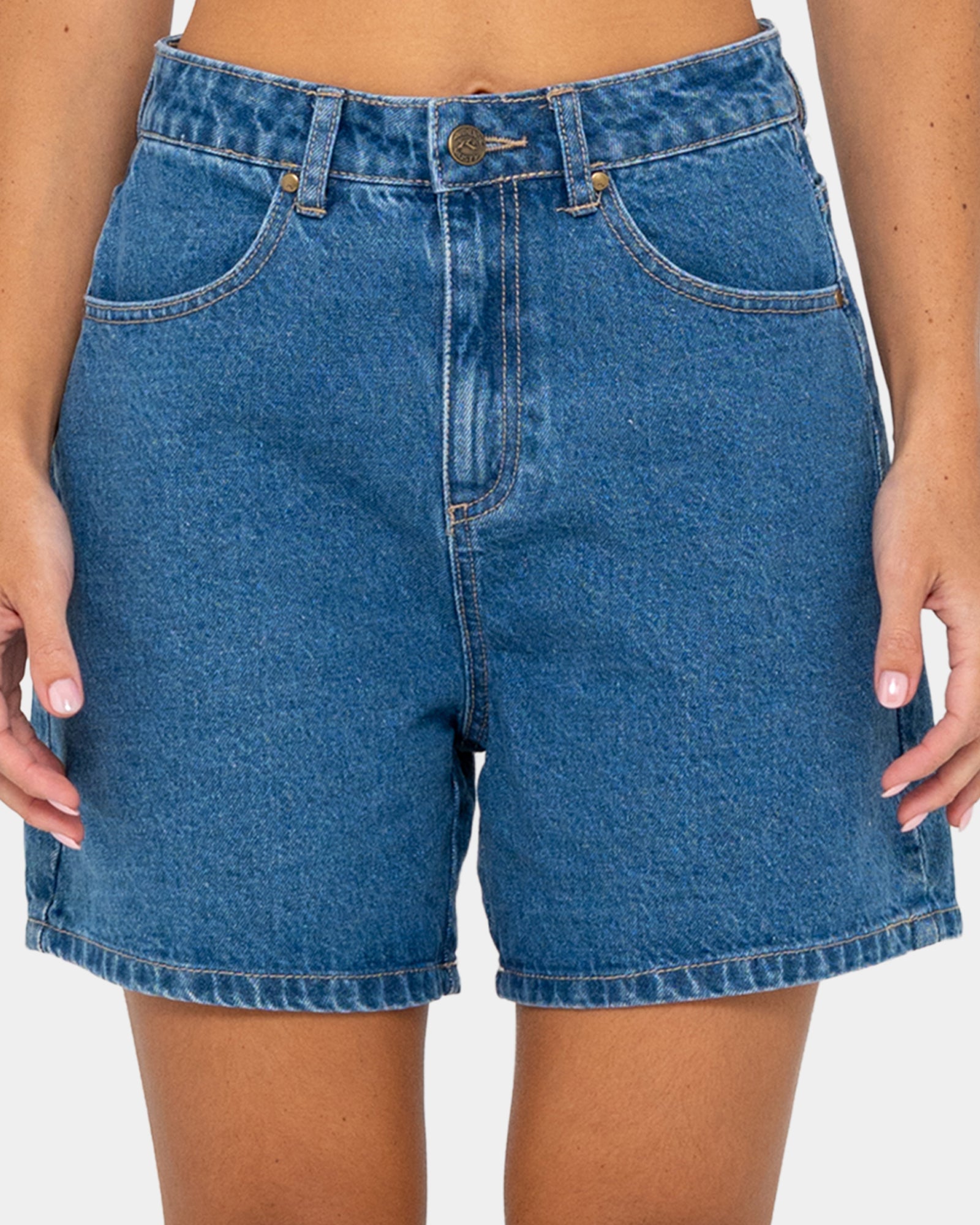 Womens Cyprus High Denim Shorts